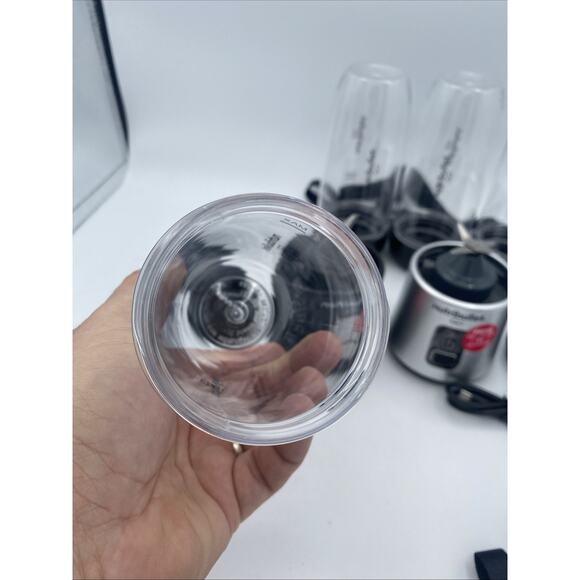 NutriBullet GO Set 2 Cordless Blenders + 4 Cups Black / Silver NB50302BL No Box - Picture 11 of 14